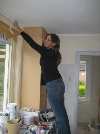 Fleur also helps fun with it!