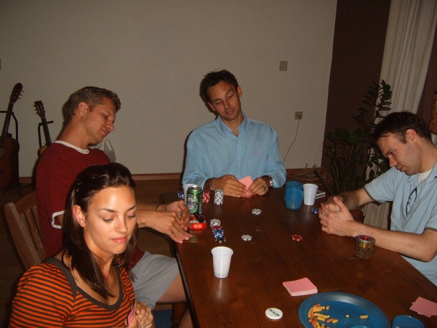 De pokertafel