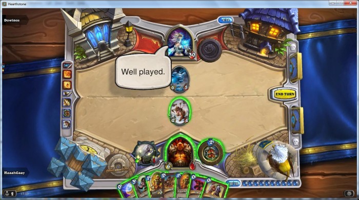 Hearthstone screen