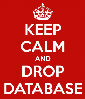 Drop database